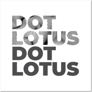 Dot Lotus Mesh Posters and Art